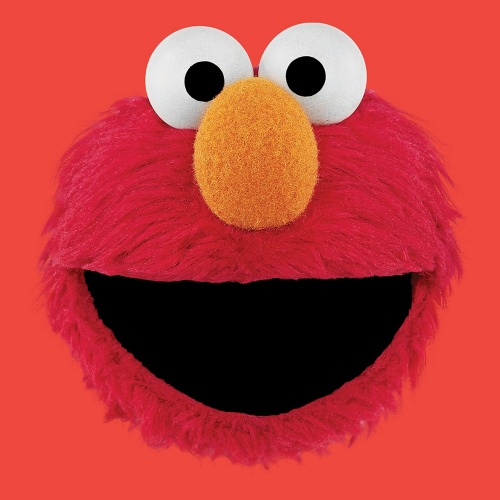 Sesame Street Elmo Head Greeting Card